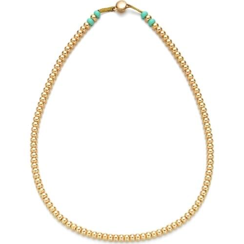 Boho Necklace Women Enamel Tile Choker Gift Bohemian Necklaces Jewelry Colorful Bijoux Femme Collares Boho Beaded