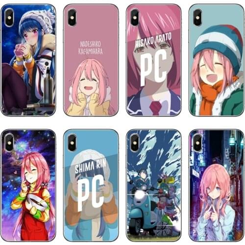 Yuru Camp anime Transparent Phone Case For iPhone 12 11 Pro Max Mini XS Max XR X 8 7 Plus 6 6S Plus 5 5S SE 2020