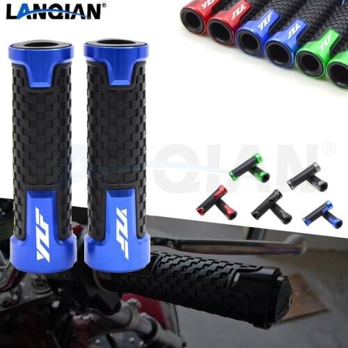 7/8 22MM Motorcycle Handlebar Grips Hand Bar Grips For Yamaha YZF R1 R1M R3 R6 R15 R25 R125 1999-2019 2018 Aluminum Accessories