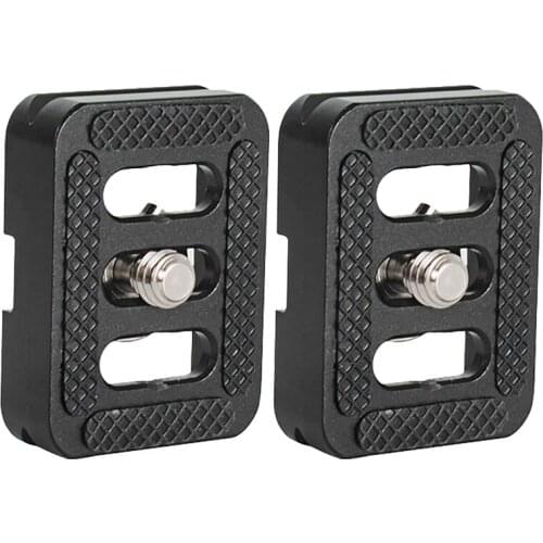 Quick Release Plate for Sirui Tripod with C-10,C-10X,E-10,E-20 Ball Heads and for 3T-35R/T005 Series Tripod Kits 2PCS