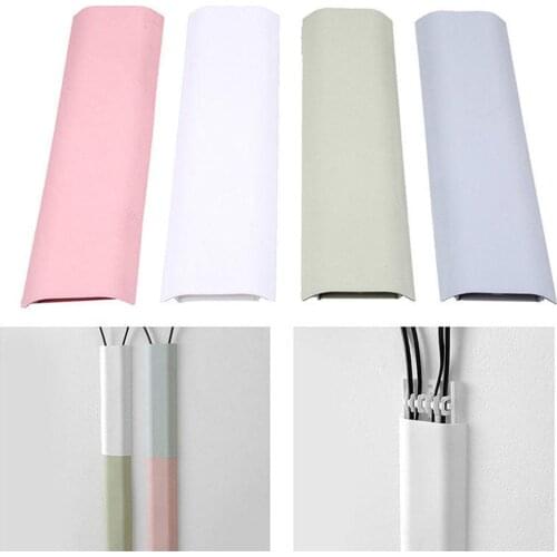 Self-Adhesive Wall Flat Screen TV Cord Cable Colorful Organizer Clip Wire Management for computer mobile phone Accessories