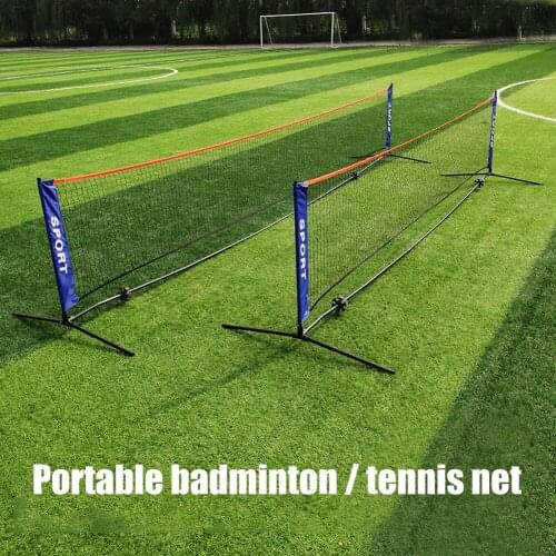 3.1/4.1/5.1/6.1m Professional Sport Training Standard Badminton Net Portable Volleyball Tennis Nets Mesh Outdoor Mesh Exercise