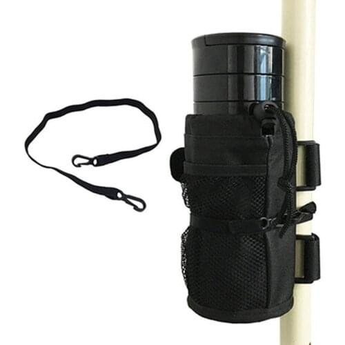 Bike Sport Water Bottle Carrier Pouch Portable Cycling Handlebar Riding Kettle Bag Bike Handlebar Stem Bag Bicycle Accessories