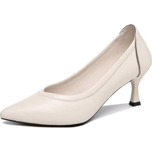 Pointed Toe Stiletto Single Shoes, Set Foot Solid Color Shoes For Women, WomenS Platform Shoes