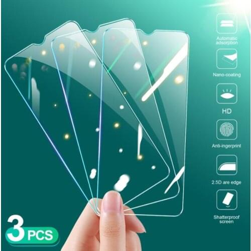 3pcs Tempered Glass for Xiaomi Redmi 7 7A 8 8A 9 9A Screen Protector on Redmi Note 8T 9S 9 7 8 Pro Protective Film