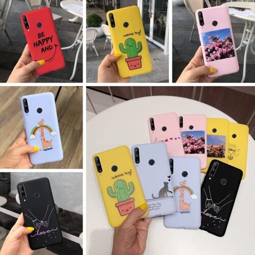 Candy Color Cartoon Anti-Scratch Full-Body Protective Case For Huawei Y7P 2020 P40 Lite E Y7 pro 2019 Y7 2019 Drop Protection