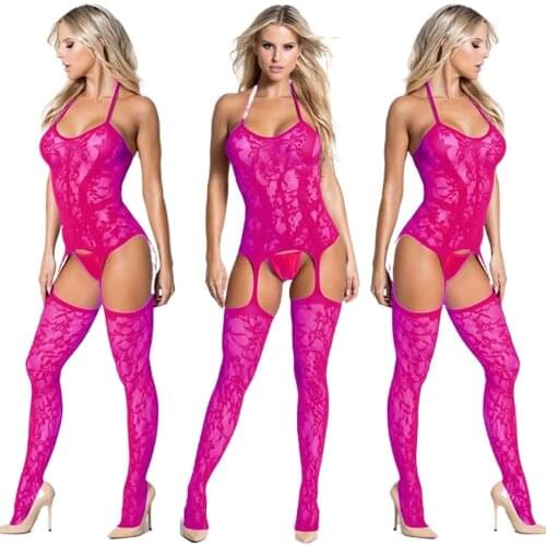 Bodystocking Erotic Lingerie Teddies Women Porn Lenceria Sensual Mujer Costume Sexy Costumes Body Suit Underwear Porno Femme