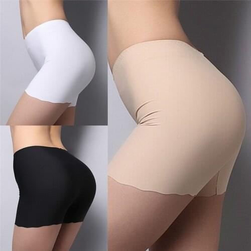 Silk ice pants safety short shorts summer shorts sexy gift safety shorts