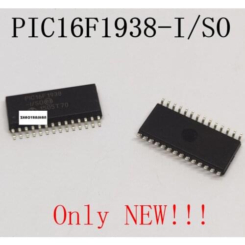 10pcs X PIC16F1938-I PIC16F1938-I/SO PIC16F1938 SSOP28 NEW Free Shipping