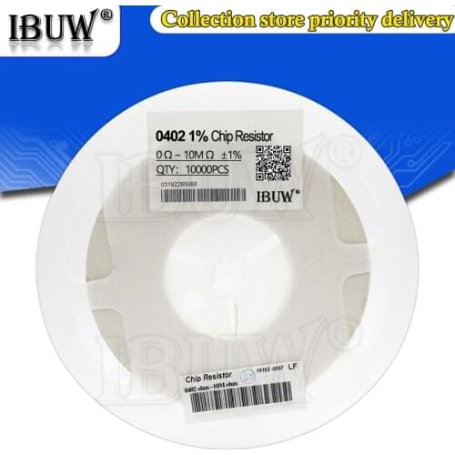 10000pcs 0402 1% SMD resistor 0R ~ 10M 1/16W 0 1 10 100 150 220 330 ohm 1K 2.2K 10K 100K 0R 1R 10R 100R 150R 220R 330R 1M 4.7K