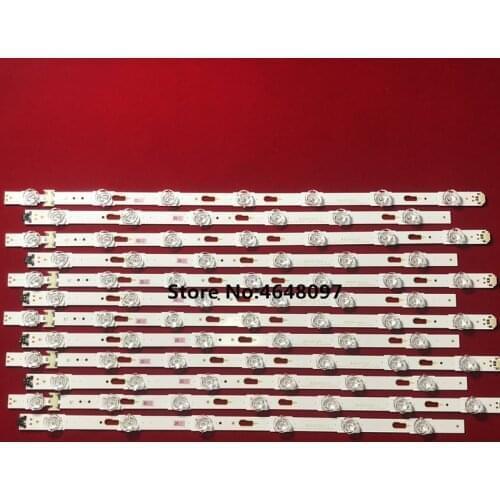 12pcs LED Backlight 13 Lamp strip For SamSung 50'' TV LM41- 39657A 39658A R+L UN50KU6300 UE50KU6000 UE50MU6120K UE50KU6092U
