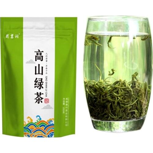 2021 Green Chinese Tea Sichuan Yunwu High Mountain Green Loose Tea 250g