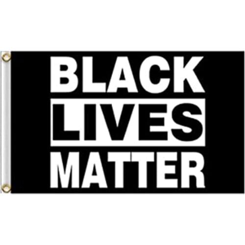 3x5 ft BLM flag black lives matter banner