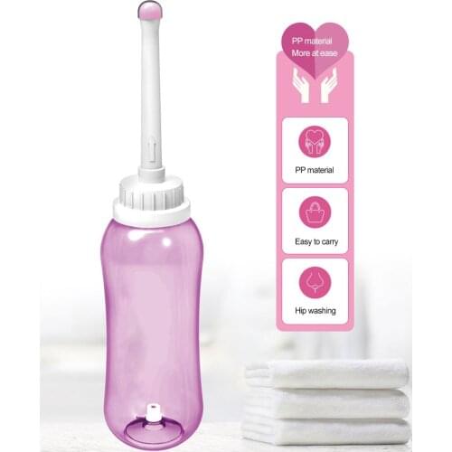 500ml Portable Bidet Sprayer Travel Bidet Bottle Personal Hand Held Bidet Spray Toilet Portable Shower Hemorrhoid Treatment