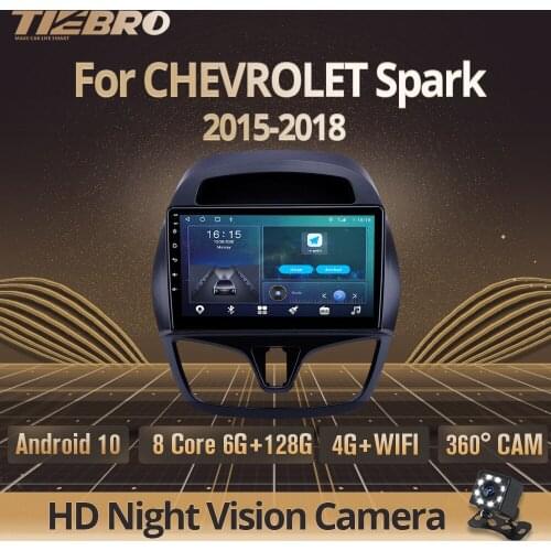 2DIN Android 10.0 Car Radio For CHEVROLET Spark 2015-2018 GPS Navigation Car Receiver Stereo Receiver DSP Car Multimedia Player