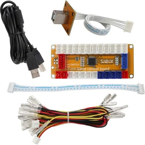 Free shipping New Arcade zero delay usb encoder board controller support Raspberry Pi Nintendo PS3 Xbox 360 Windows MAME Andrews