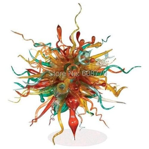 Free Shipping 120v/240v LED Bulbs Colorful Glass Lighting Decoration Modern Crystal Chandelier