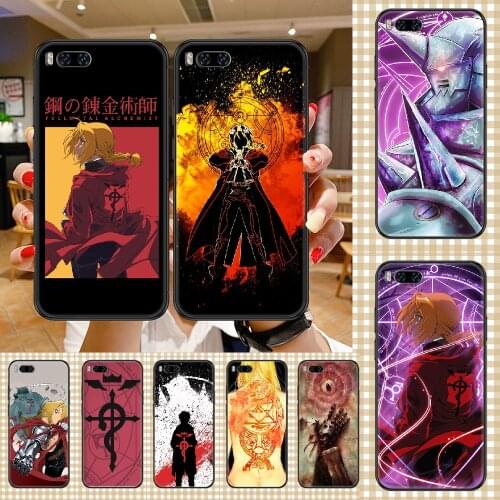 Anime Fullmetal Alchemist Phone case For Xiaomi Mi Max Note 3 A2 A3 8 9 9T 10 Lite Pro Ultra black art cover luxury prime