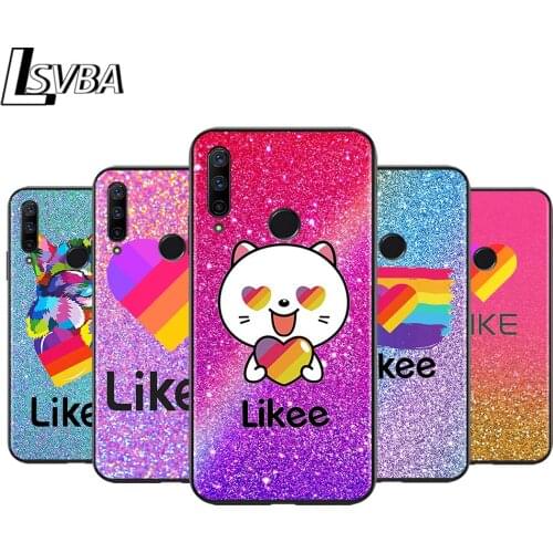 Cute Funny Likee for Huawei Honor 30 20S 20 10i 9S 9A 9C 9X 8X 10 9 Lite 8A 7C 7A Pro Phone Case Black Cover