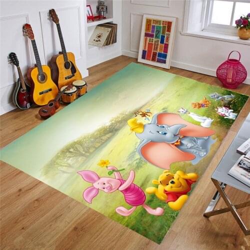 Disney Kids Play Mat 80x160CM Rugs for Kids Children Bedroom Home Living Room Non-slip Carpet Floor Mat Large Mats