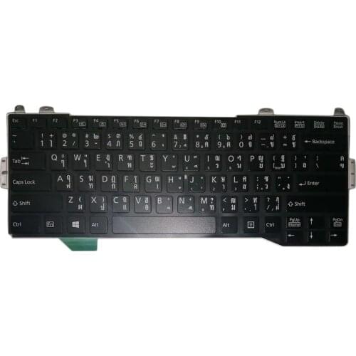 Laptop Keyboard TI Thai Layout Keyboard with Backlit for Fujitsu S904 S935 S936 S937 T904 T935 T936 U904 Laptop Replacement