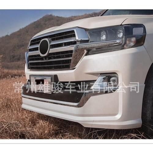 Suit For Grille Cooluzer Mud Guard Pp Front / Rear Bumper Lip Body Kit 200 Lc200