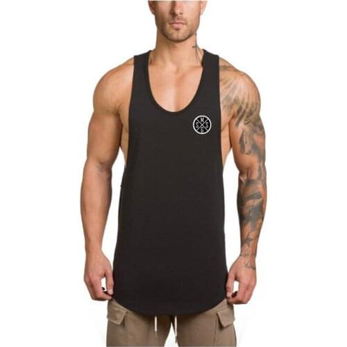 Muscleguys musculation vest bodybuilding clothing and fitness men undershirt workout gyms tank tops Weightlifting undershirt