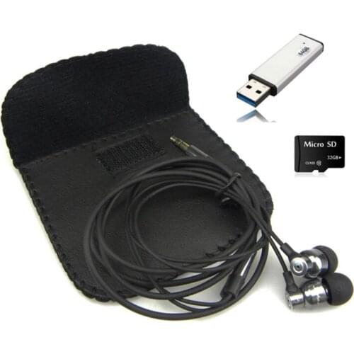 C1FB Mini Earphone Storage Bag Protective Sleeve Pouch Data Charging Cable Case Coin Purse