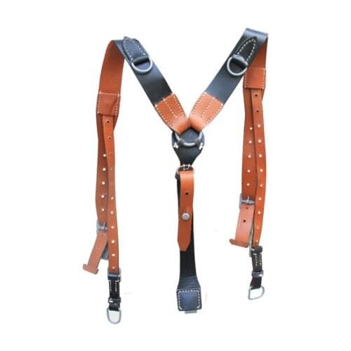 WWII WW2 GERMAN ARMY Leather Equipment Combat Y-STRAPS Load Bearing Y STRAP