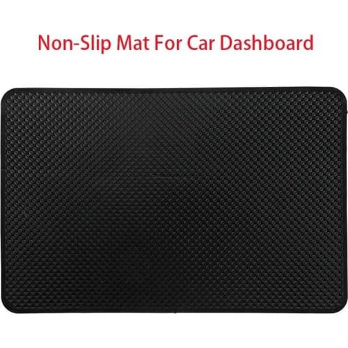 Anti-slip Silicone Mat Sticky Pad For Car Dashboard Anti-skid Dash Mat Phone Holder Black Cushion Car Interior Accessories