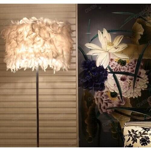Feather light first floor lamp floor lamp creative lamp feather feather light ZL341