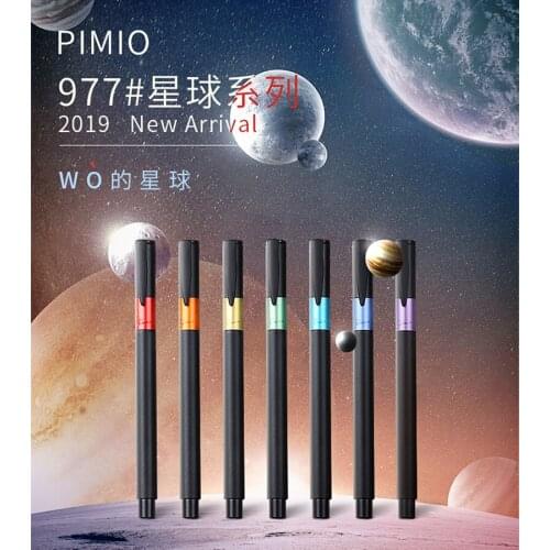 New Arrival Picasso 977 Star Fountain Pen Pimio PS-977 Iridium Extra Fine Nib 0.38mm Financial Office Student Writing Gift Pens