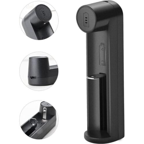 Universal USB Rechargeable Battery Charger for 3.7V Li-ion 10440/14500/14650/16340/17500/17670/18350/18500/18650/18700/22650