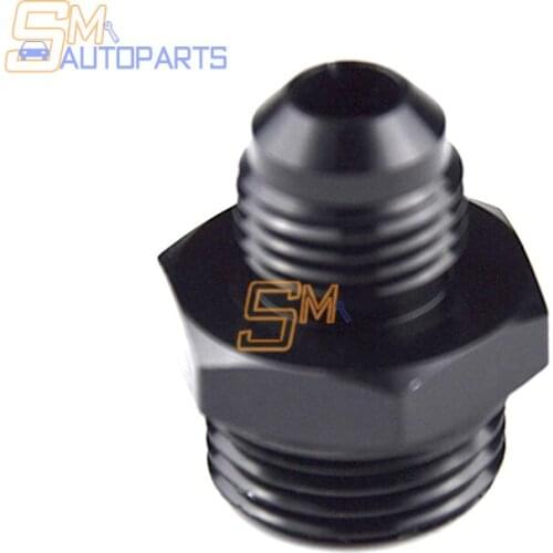 High Quality ORB-8 O-ring Boss AN8 8AN Female to AN6 6AN Male Reducer Adapter Fitting Black Anodized