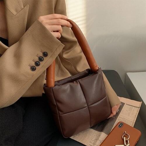 Fashion Space Cotton Women Big Capacity Handbags Luxury Soft Cotton Messenger Bag Lady Bucket Purse Shopping Bag