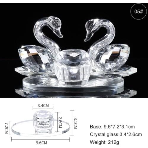 1PC Powder Liquid Crystal Glass Love bear Dish Lid Bowl Cup Holder Manicure Equipment Nail Tool For Nail Art Crystal Cup