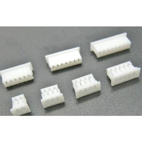1.25 2/3/4/5/6/7/8/9/10/11/12 Pin 1.25mm Pitch Plastic Head Wire Cable Housing Female Pin Connectors Adaptor Resistor