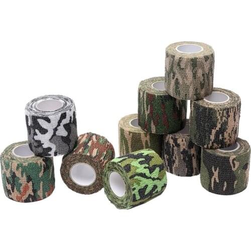 5cmx4.5m Outdoor Self-adhesive Elastic Bandage Tape Waterproof Multi-functional Bandage for First Aid Security Protection