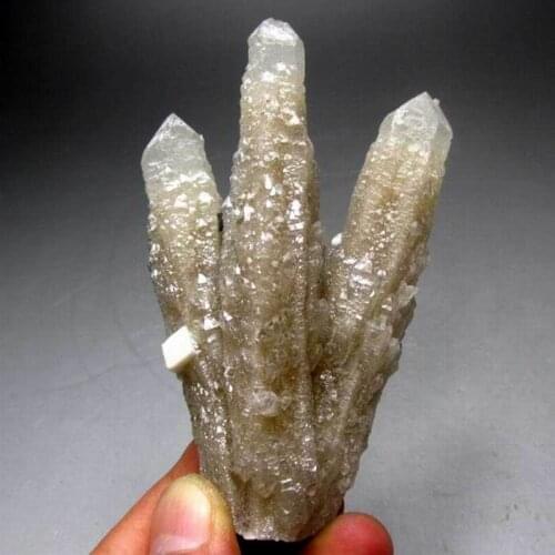 98g Elestial Skeletal Scepter Quartz Pointe - crystals and stones healing Mineral specimen Home Decor feng shui XX0710/13