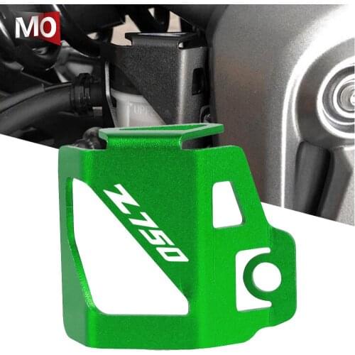 Motorcycle Aluminum Rear Brake Fluid Reservoir Cap Cover Guard Protector For KAWASAKI Z750 Z 750 2007 2008 2009 2010 2011 2012