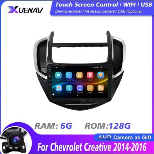 Car Radio GPS Navigation for Chevrolet Creative 2014-2016 Car radio player Multimedia Android System Auto Car Stereo