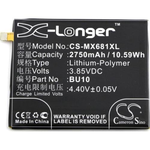 Cameron Sino Meizu U10 Phone Batteries