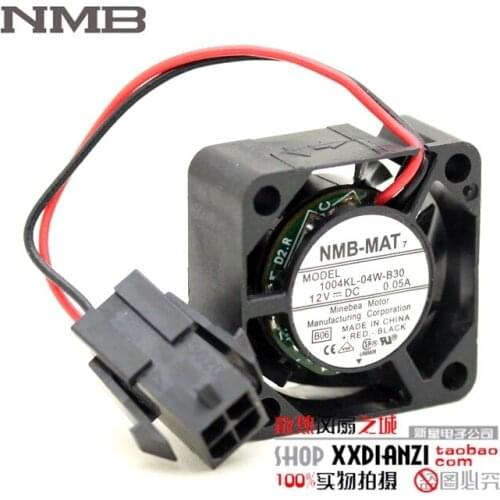 For NMB 1004KL-04W-B30 12V 0.05A 2.5cm 2510 two-wire quiet fan