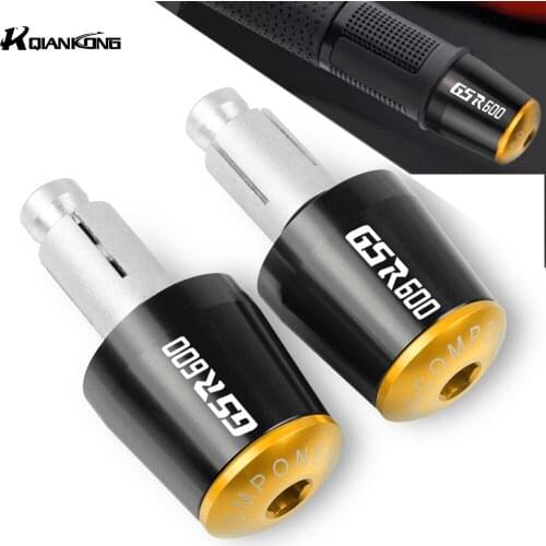 For Suzuki GSR600 2011 2012 2013 2014 2015 2016 2017 2018 GSR 600 Motorcycle CNC 22MM Handlebar Grips Handle Bar Cap End Plugs