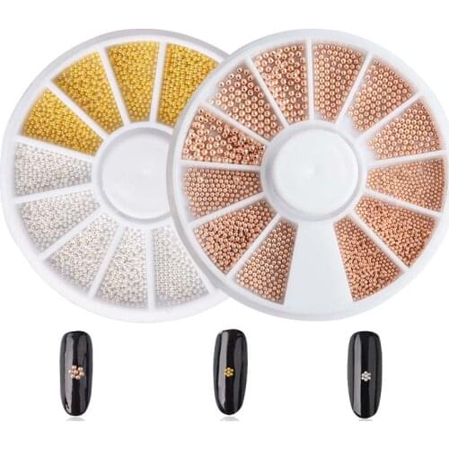 Hot!! colour Round bead 3D Nail Art Rhinestons,diy Decorations Non HotFix stone Free shipping