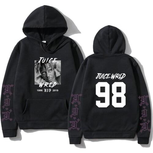 Popular Rapper Juice Wrld Hoodies Men Women Hip Hop Sweatshirts Streetwear Casual Hooded Pullovers Juice Wrld Hoody men Clothing