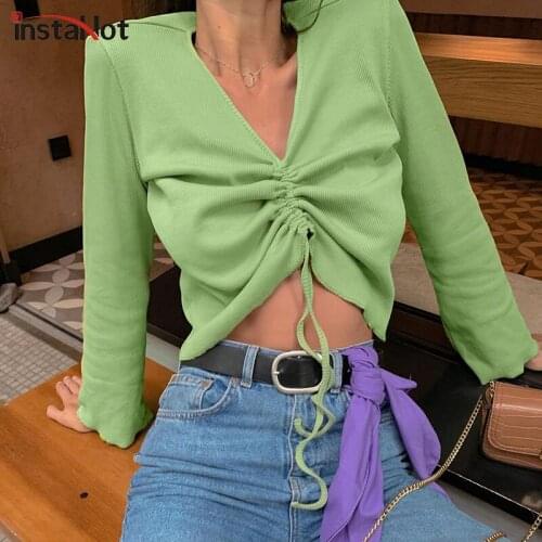 InstaHot Women's Cropped T-shirts