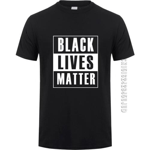 Fashion Black Lives Matter T Shirt Summer Men Cotton O Neck BLM T-shirts Cool Man Tshirt