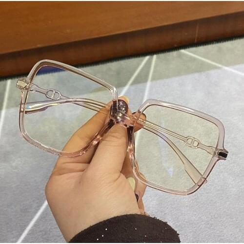 Fashion Women V Square Eyeglasses Frame Men Optical Glasse Frame Retro Eyeglasses Computer Glasses Transparent glasses