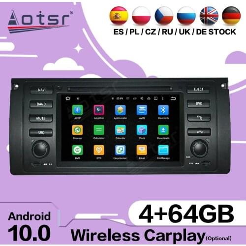 Carplay Multimedia Stereo Android PLayer For BMW X5 M5 E39 1995-2003 E53 2000-2007 GPS Video Auto Audio Radio Receiver Head Unit